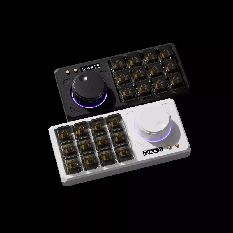 Aluminum alloy keypad designer force feedback knob mechanical keyboard boyfriend gift
Aluminum alloy keypad designer force feedback knob mechanical keyboard boyfriend gift