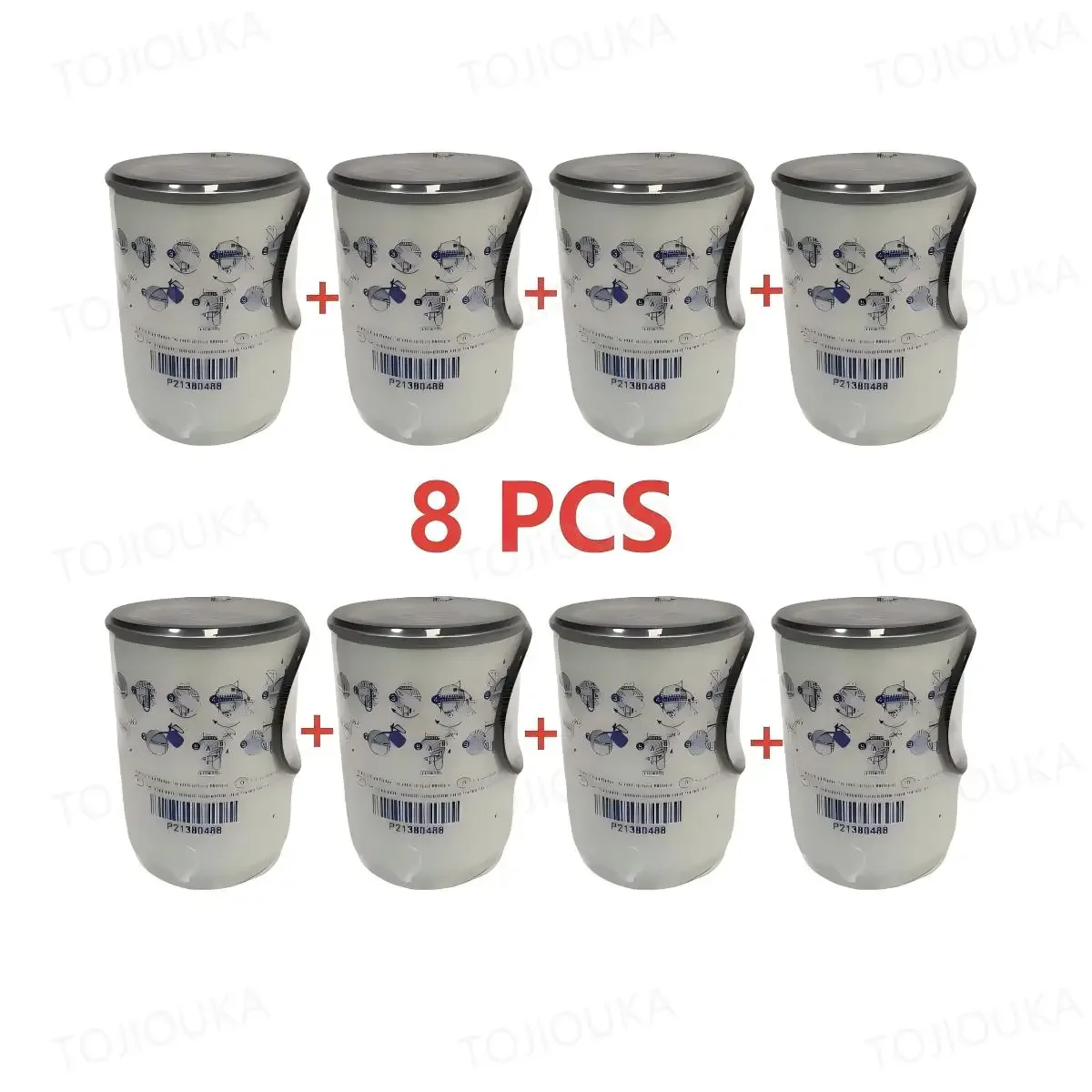 8Pcs Suitable For Volvo lFM FMX FH Truck Fuel Filter Replacement Parts 21380488 20745605 20788794 20879812 21380483 1526297
8Pcs Suitable For Volvo lFM FMX FH Truck Fuel Filter Replacement Parts 21380488 20745605 20788794 20879812 21380483 1526297