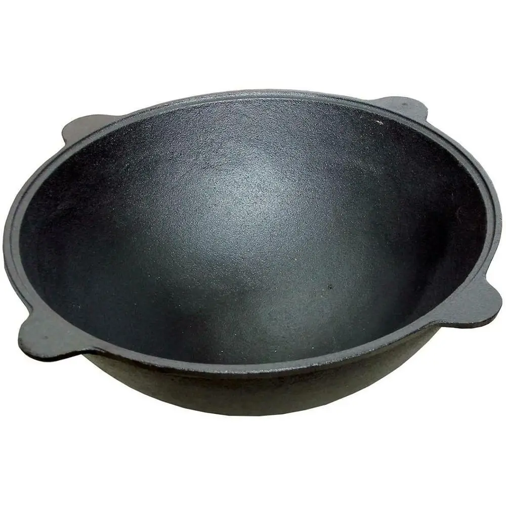 Heavy Duty Cast Iron Plov Pot with Double Handles and Lid, 22L - Cooking Essentials
Heavy Duty Cast Iron Plov Pot with Double Handles and Lid, 22L - Cooking Essentials