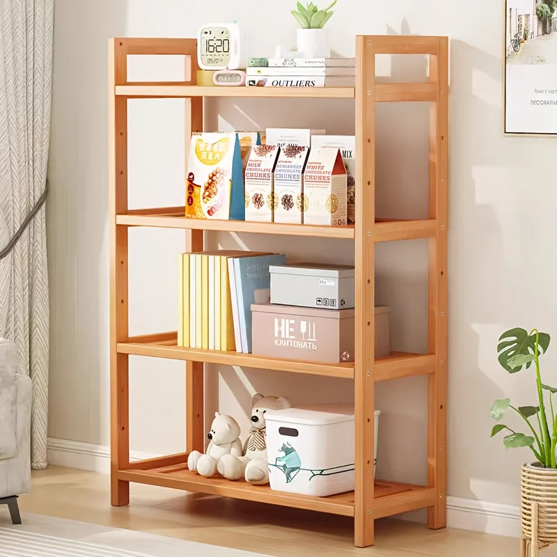 1pc Bamboo 4-Tier Shelf - Bamboo Freestanding Storage Shelf Suitable for Home, Bedroom, Lab, Bookcase, Flower Stand & Shoe Rack,
1pc Bamboo 4-Tier Shelf - Bamboo Freestanding Storage Shelf Suitable for Home, Bedroom, Lab, Bookcase, Flower Stand & Shoe Rack,