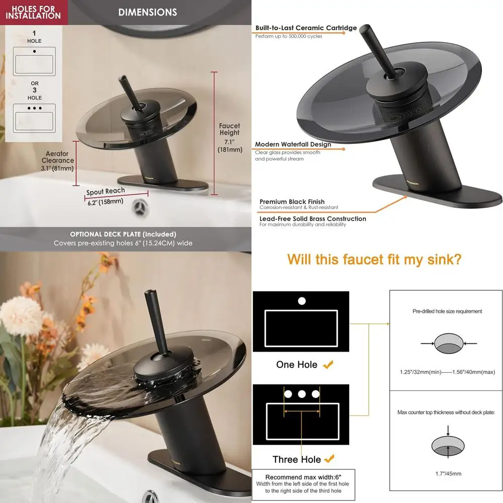 Современный черный смеситель-водопад из цельной латуни с одной ручкой для угловой раковины
Современный черный смеситель-водопад из цельной латуни с одной ручкой для угловой раковины