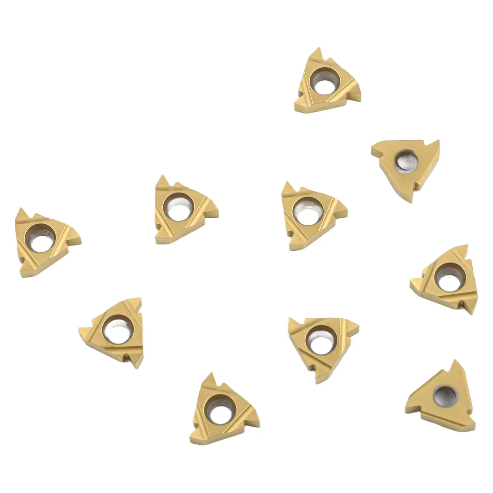 Set of 10 16ER AG60 BMA Carbide Threading Inserts for Turning Tools Offering Easy Blade and Gasket Replacement Functionality
Set of 10 16ER AG60 BMA Carbide Threading Inserts for Turning Tools Offering Easy Blade and Gasket Replacement Functionality