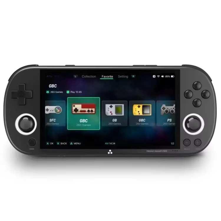 64G Trimui Smart Pro Retro Handheld Game Console 4.96inch IPS Pocket Game Consoles LINUX HD Screen Smart Arcade Game Consoles
64G Trimui Smart Pro Retro Handheld Game Console 4.96inch IPS Pocket Game Consoles LINUX HD Screen Smart Arcade Game Consoles