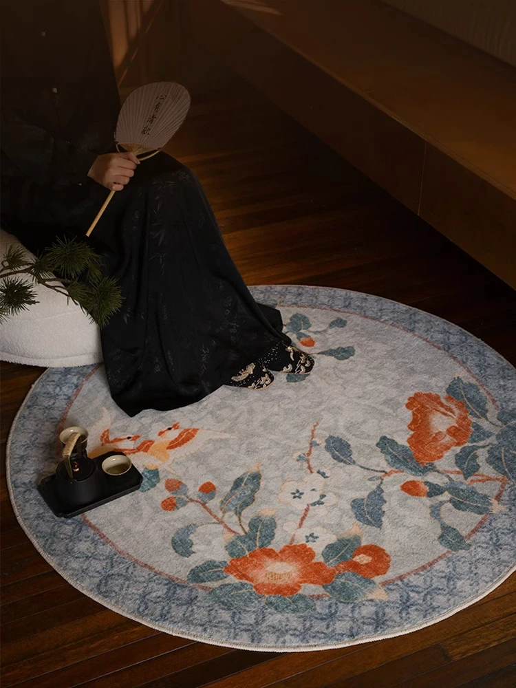 New Chinese Style Carpets Flower Bird Creative Comfortable Soft Rugs Round Home Living Room Carpet Luxury Decoration Bedroom Rug
New Chinese Style Carpets Flower Bird Creative Comfortable Soft Rugs Round Home Living Room Carpet Luxury Decoration Bedroom Rug