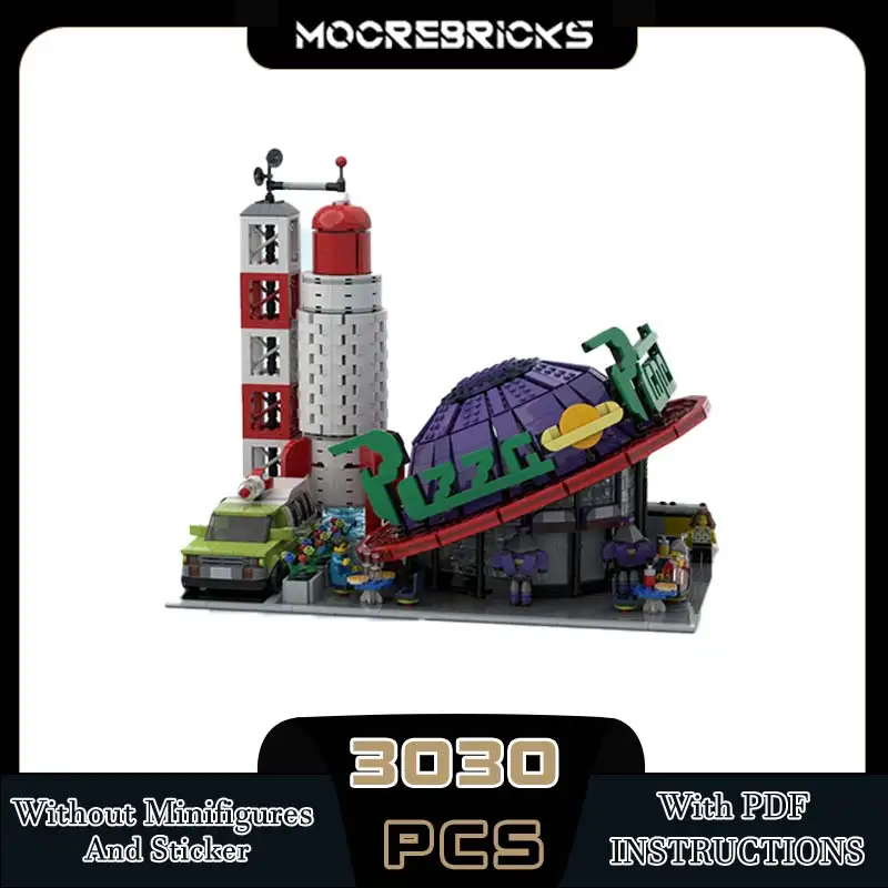 MOC-137239 Space Rockets And Pizza Delivery Vehicles Building Modularization Building Block Assembly Model Brick Toy Gifts
MOC-137239 Space Rockets And Pizza Delivery Vehicles Building Modularization Building Block Assembly Model Brick Toy Gifts