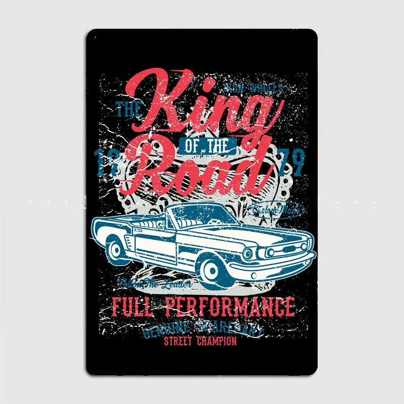 Classic King Of The Road Posters Vintage Retro Poster Metal Sign Garage Club Indoor Room Decoration Wall Decor Custom Home Decor
Classic King Of The Road Posters Vintage Retro Poster Metal Sign Garage Club Indoor Room Decoration Wall Decor Custom Home Decor