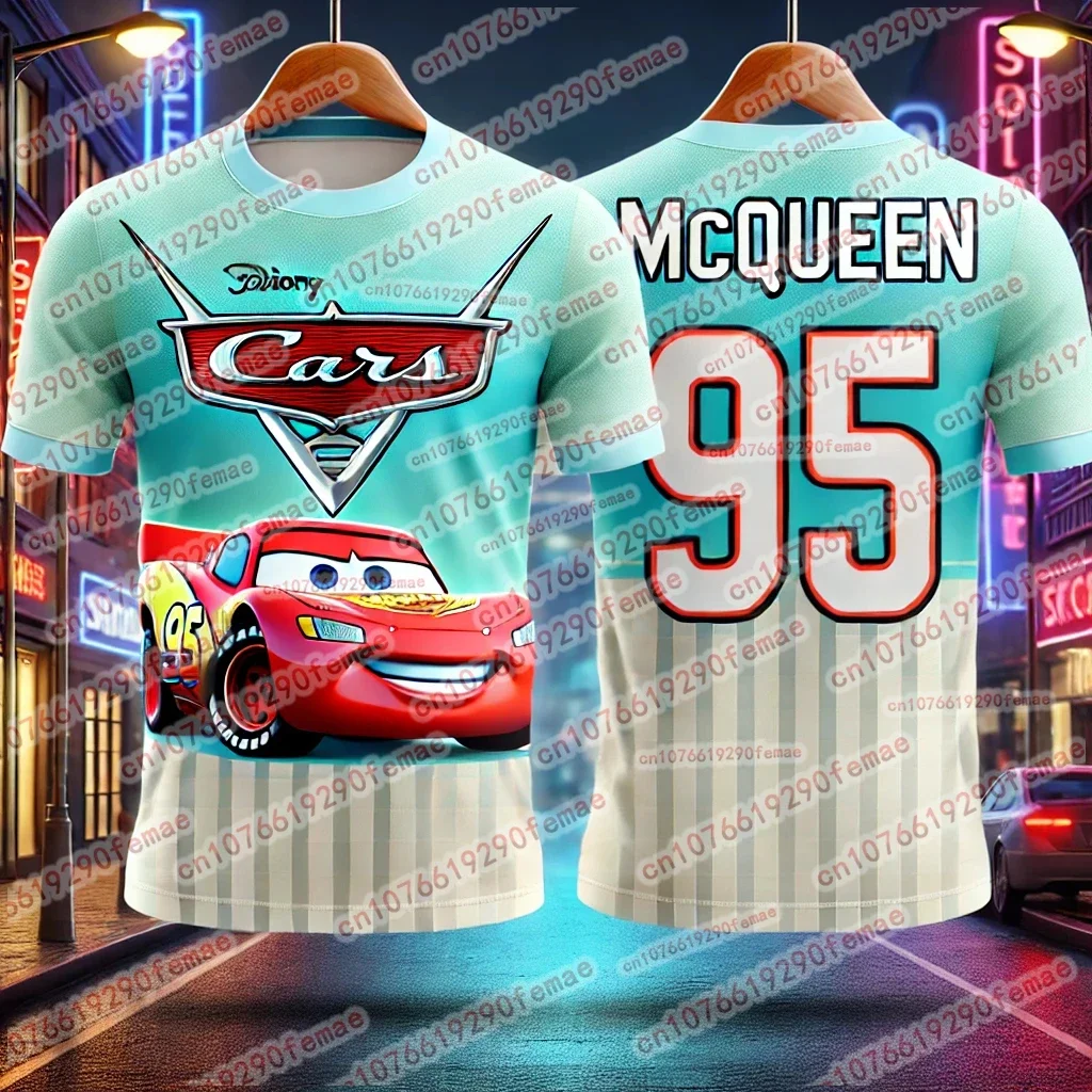 Удобная и повседневная летняя уличная футболка с 3D-принтом McQueen 95, для мальчиков и девочек.
Удобная и повседневная летняя уличная футболка с 3D-принтом McQueen 95, для мальчиков и девочек.