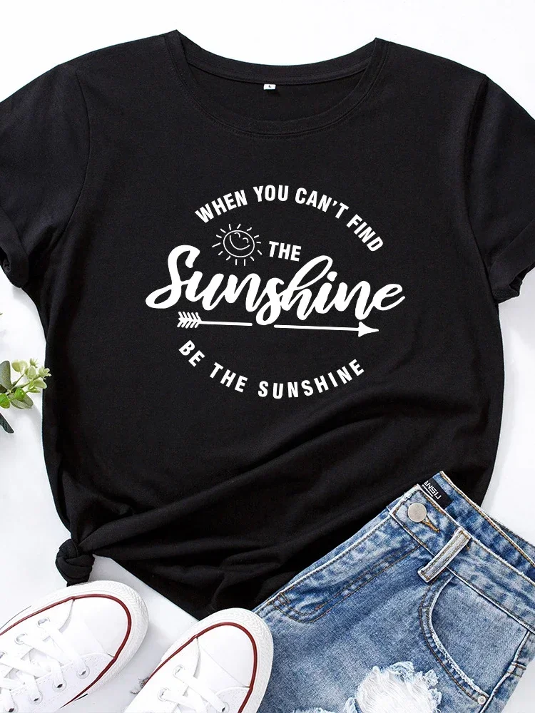 O Neck Loose Women Tshirt Ladies Tee Shirt Tops Clothes Camisetas Mujer Be The Sunshine Print Women T Shirt
O Neck Loose Women Tshirt Ladies Tee Shirt Tops Clothes Camisetas Mujer Be The Sunshine Print Women T Shirt