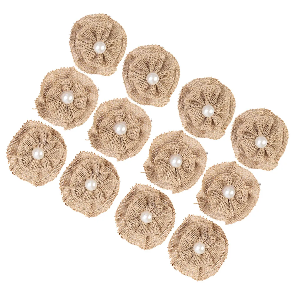 12 Pcs Jute Flower Decoration Wedding Party Favors DIY Clothes Accessory Eco Friendly Banquet Table Craft Object Decor
12 Pcs Jute Flower Decoration Wedding Party Favors DIY Clothes Accessory Eco Friendly Banquet Table Craft Object Decor