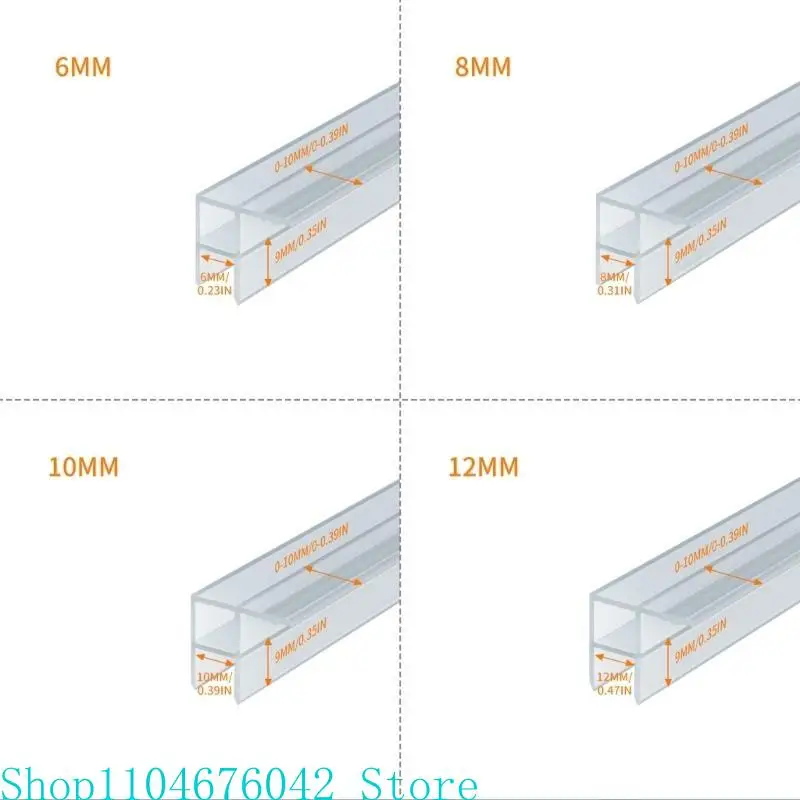 Frameless Glass Door Sealing Strips Glass Shower Door Sweeps Bottom Side Seal Strips Replacement Weatherstrip Easy to Use
Frameless Glass Door Sealing Strips Glass Shower Door Sweeps Bottom Side Seal Strips Replacement Weatherstrip Easy to Use