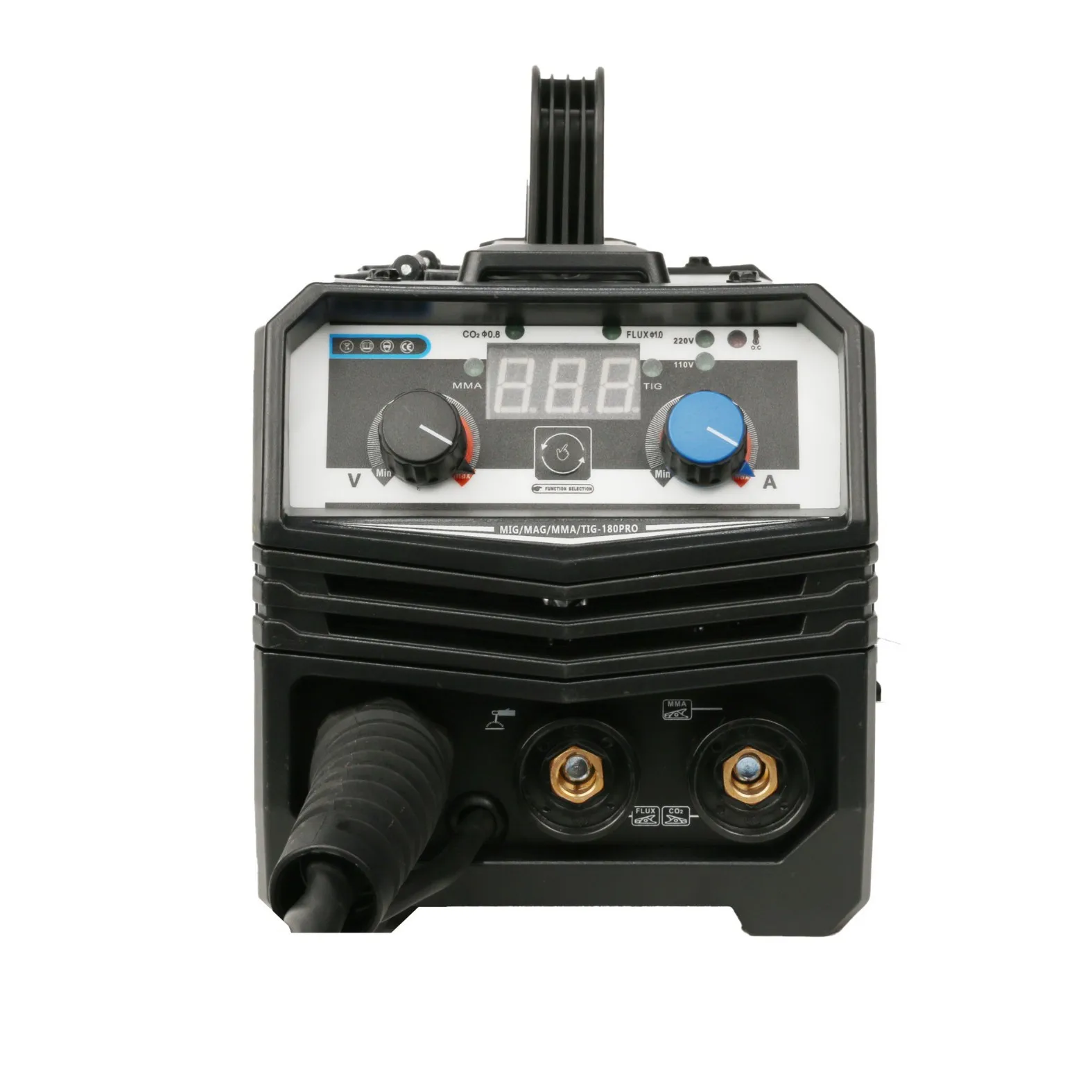 New 120A/220v European 1kg 4-in-1 Welding Machine with Accessories MIG/MAG/MMA/TIG-180PRO
New 120A/220v European 1kg 4-in-1 Welding Machine with Accessories MIG/MAG/MMA/TIG-180PRO