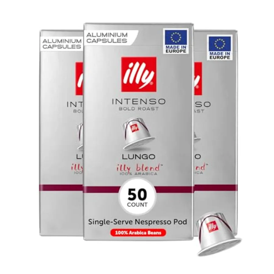 Espresso Compatible Capsules Coffee Pods for Nespresso Original Line Machine Intenso Lungo Dark Roast 100% Arabica Premium Ital
Espresso Compatible Capsules Coffee Pods for Nespresso Original Line Machine Intenso Lungo Dark Roast 100% Arabica Premium Ital