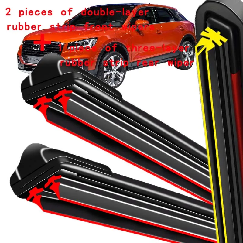 For Audi Q2 2016-2023 2017 2018 2019 2020 2021 2022 Wiper Front & Rear Wiper Blades Windshield Windscreen Brushes 24"+19"+13"
For Audi Q2 2016-2023 2017 2018 2019 2020 2021 2022 Wiper Front & Rear Wiper Blades Windshield Windscreen Brushes 24"+19"+13"