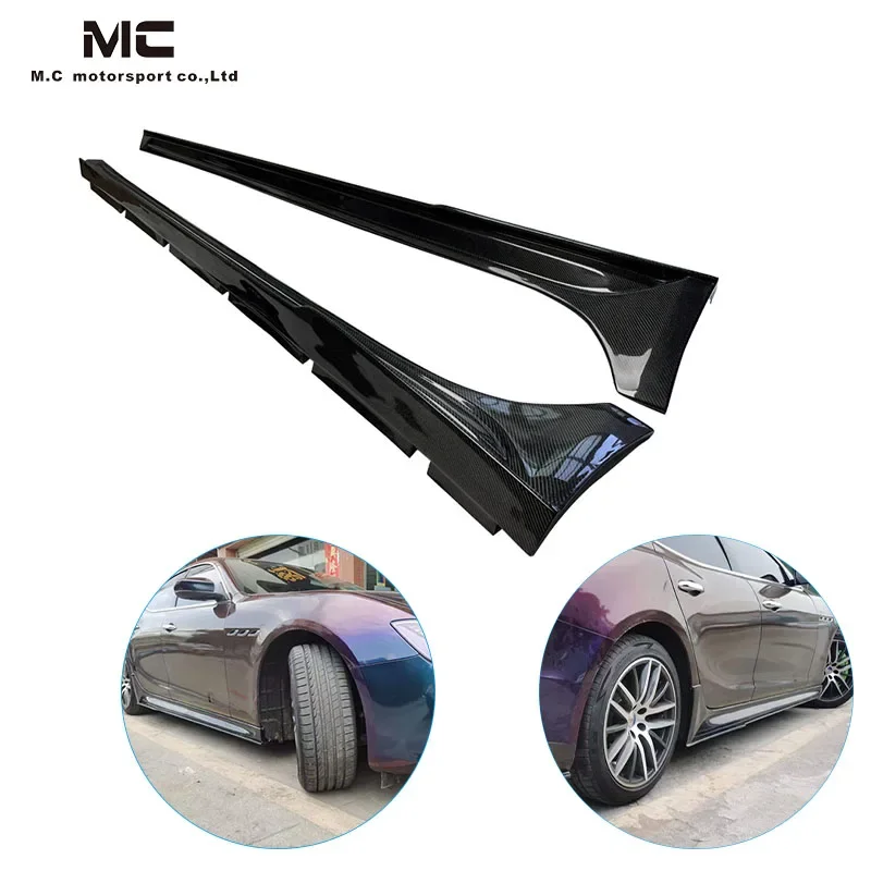 Carbon Fiber A Style Side Skirt Car Accessories Body Kit for Maserati Ghibli
Carbon Fiber A Style Side Skirt Car Accessories Body Kit for Maserati Ghibli