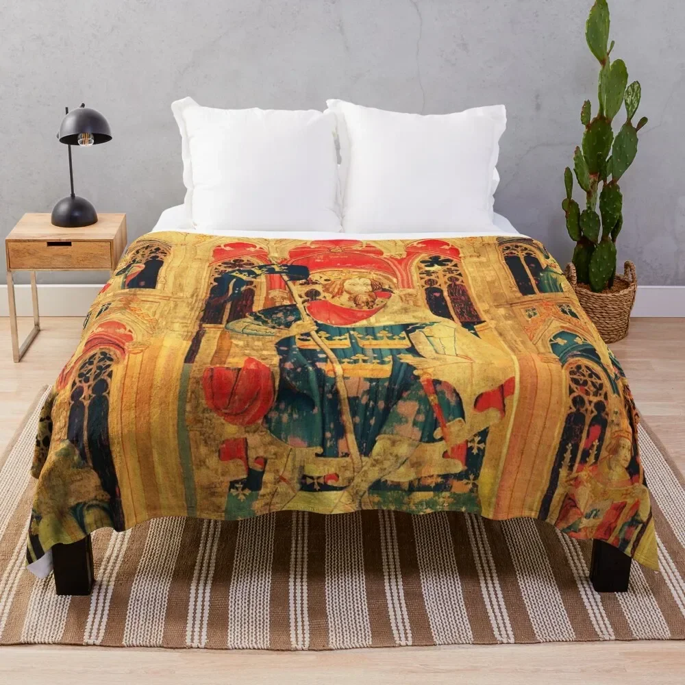 KING ARTHUR Medieval Tapestry Throw Blanket Plaid on the sofa valentine gift ideas Blankets
KING ARTHUR Medieval Tapestry Throw Blanket Plaid on the sofa valentine gift ideas Blankets