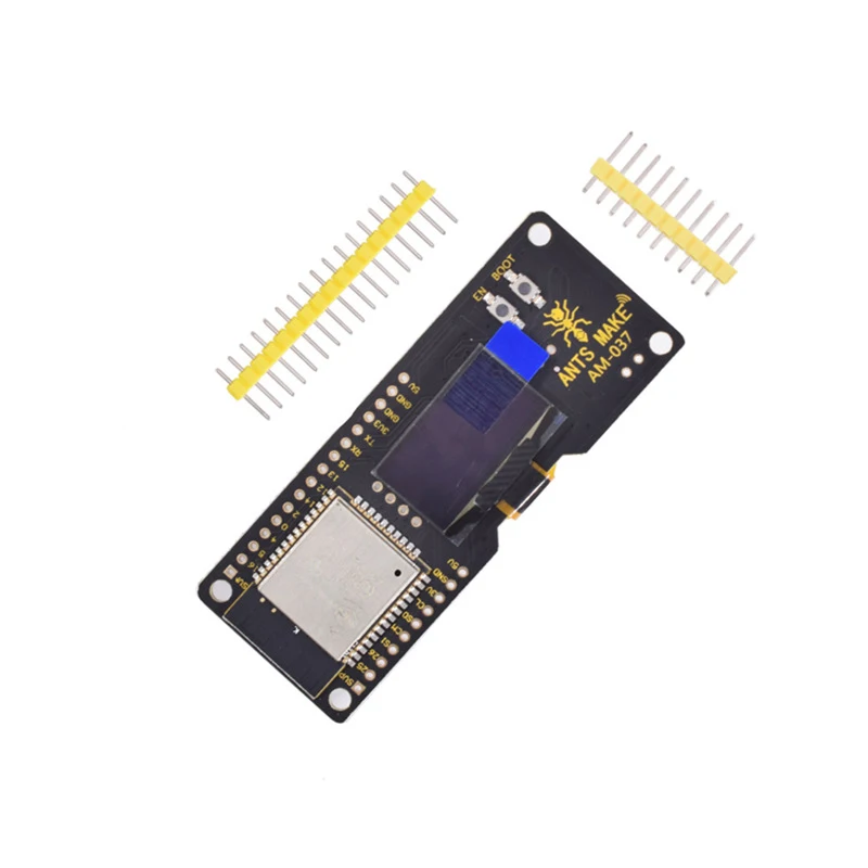 ESP32 WiFi Bluetooth IoT Smart Home Development Board With 0.96 Inch Screen Display Micro USB For Internet OF Things
ESP32 WiFi Bluetooth IoT Smart Home Development Board With 0.96 Inch Screen Display Micro USB For Internet OF Things