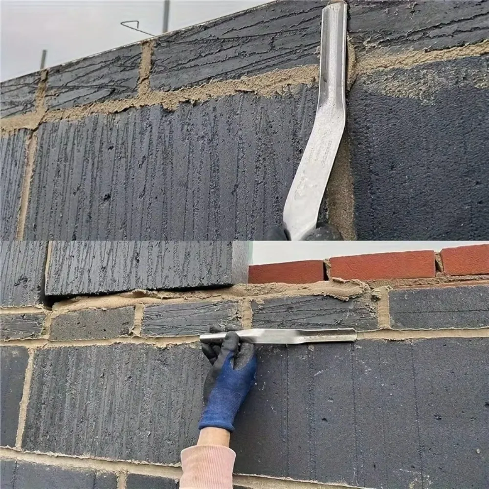 Durable DIY Tool Brick Jointer Tool Double Ended 1/2 Inch Head Grout Caulking Tool 5/8 Inch Head Stainless Steel Pointing Tool
Durable DIY Tool Brick Jointer Tool Double Ended 1/2 Inch Head Grout Caulking Tool 5/8 Inch Head Stainless Steel Pointing Tool