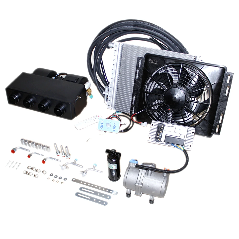 Okyrie 12V/24V DC Variable Frequency Electric Hidden Car Air Conditioner Auto Parking Conditioner for RV Truck Use
Okyrie 12V/24V DC Variable Frequency Electric Hidden Car Air Conditioner Auto Parking Conditioner for RV Truck Use