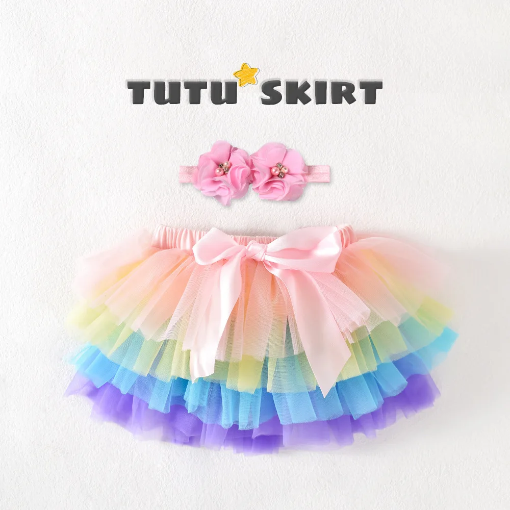 New Baby Girls Tulle Tutu Bloomers Infant Newborn Diapers Cover 2pcs Short Skirts+Headband Set Girl Skirts Rainbow
New Baby Girls Tulle Tutu Bloomers Infant Newborn Diapers Cover 2pcs Short Skirts+Headband Set Girl Skirts Rainbow