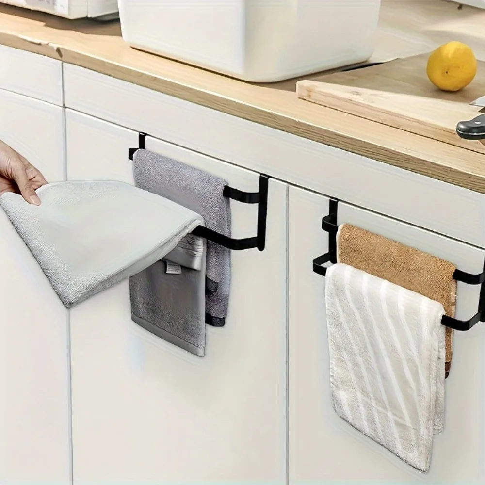 Practical Hanging Cabinet Door Towel Rack 2 Layer Space-Saving Towel Bar Rust-resistant No Drilling Towel Rod Lockers
Practical Hanging Cabinet Door Towel Rack 2 Layer Space-Saving Towel Bar Rust-resistant No Drilling Towel Rod Lockers