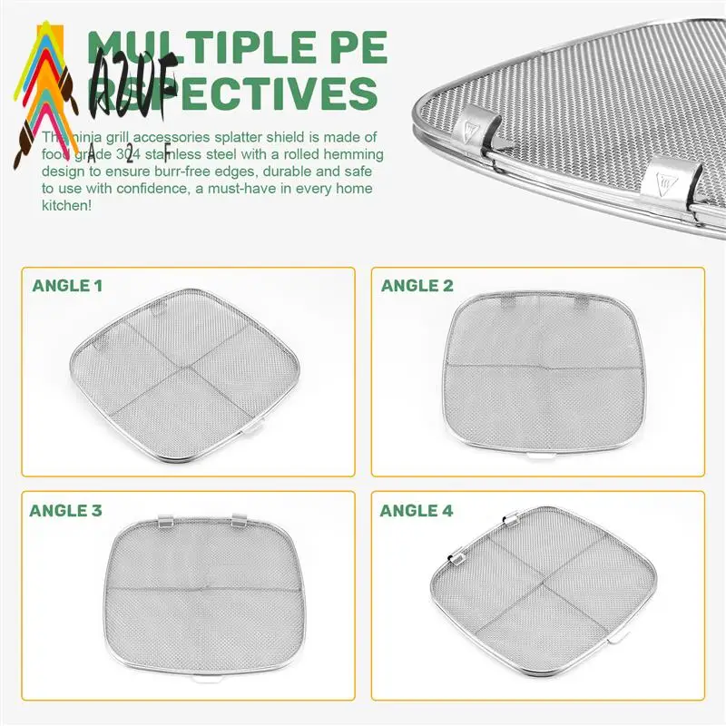 A20F-Replacement Splatter Shield For Ninja Foodi AG301 5-In-1 Indoor Grill Stainless Steel AG300 AG300C AG400
A20F-Replacement Splatter Shield For Ninja Foodi AG301 5-In-1 Indoor Grill Stainless Steel AG300 AG300C AG400