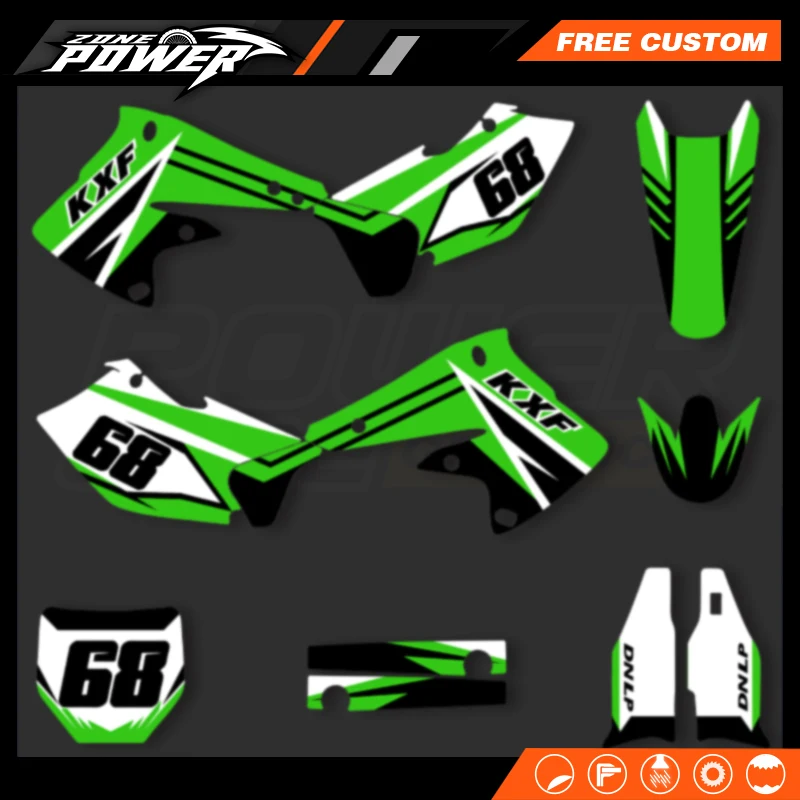Powerzone Motorcycle Fairing Graphics Decals Sticker for Kawasaki KXF250 KXF 250 2004 2005
Powerzone Motorcycle Fairing Graphics Decals Sticker for Kawasaki KXF250 KXF 250 2004 2005