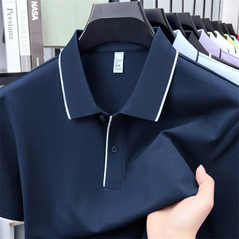 Light luxury new short sleeve polo shirt fashion summer high-quality comfort breathable T-shirt business casual men's clothing
Light luxury new short sleeve polo shirt fashion summer high-quality comfort breathable T-shirt business casual men's clothing
