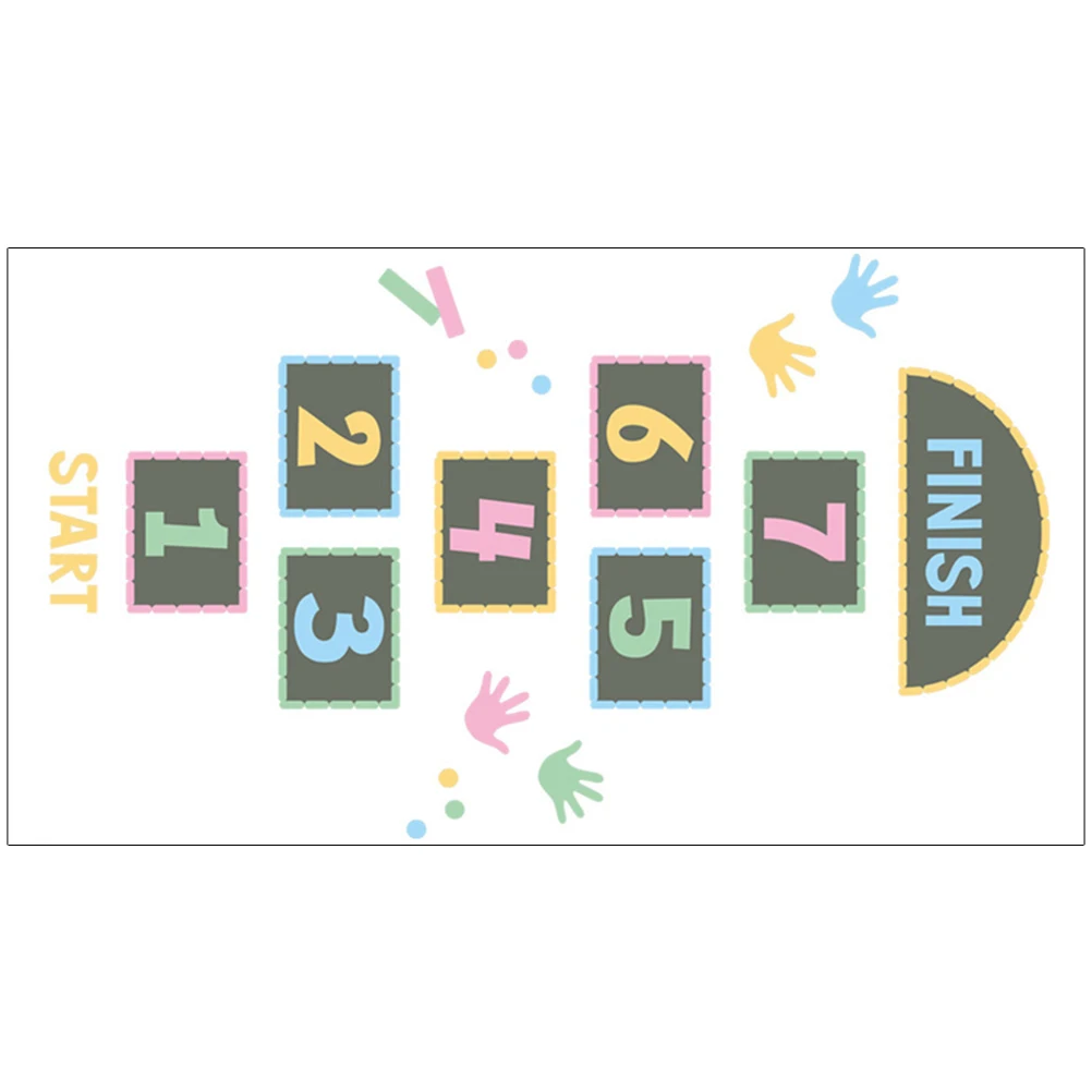 Numbers Hopscotch Floor Sticker Kids Playroom Decals Nursery Decor Hopscotch Game Floor Sticker Gross Motor Toys Removable
Numbers Hopscotch Floor Sticker Kids Playroom Decals Nursery Decor Hopscotch Game Floor Sticker Gross Motor Toys Removable