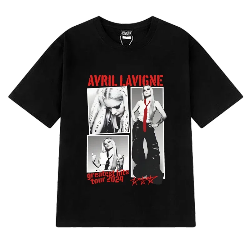 Hot sale Avril Lavigne Greatest Hits Tour 2024 Printed T Shirt Men Women Oversized short sleeve T-shirts Unisex 100% Cotton Tops
Hot sale Avril Lavigne Greatest Hits Tour 2024 Printed T Shirt Men Women Oversized short sleeve T-shirts Unisex 100% Cotton Tops