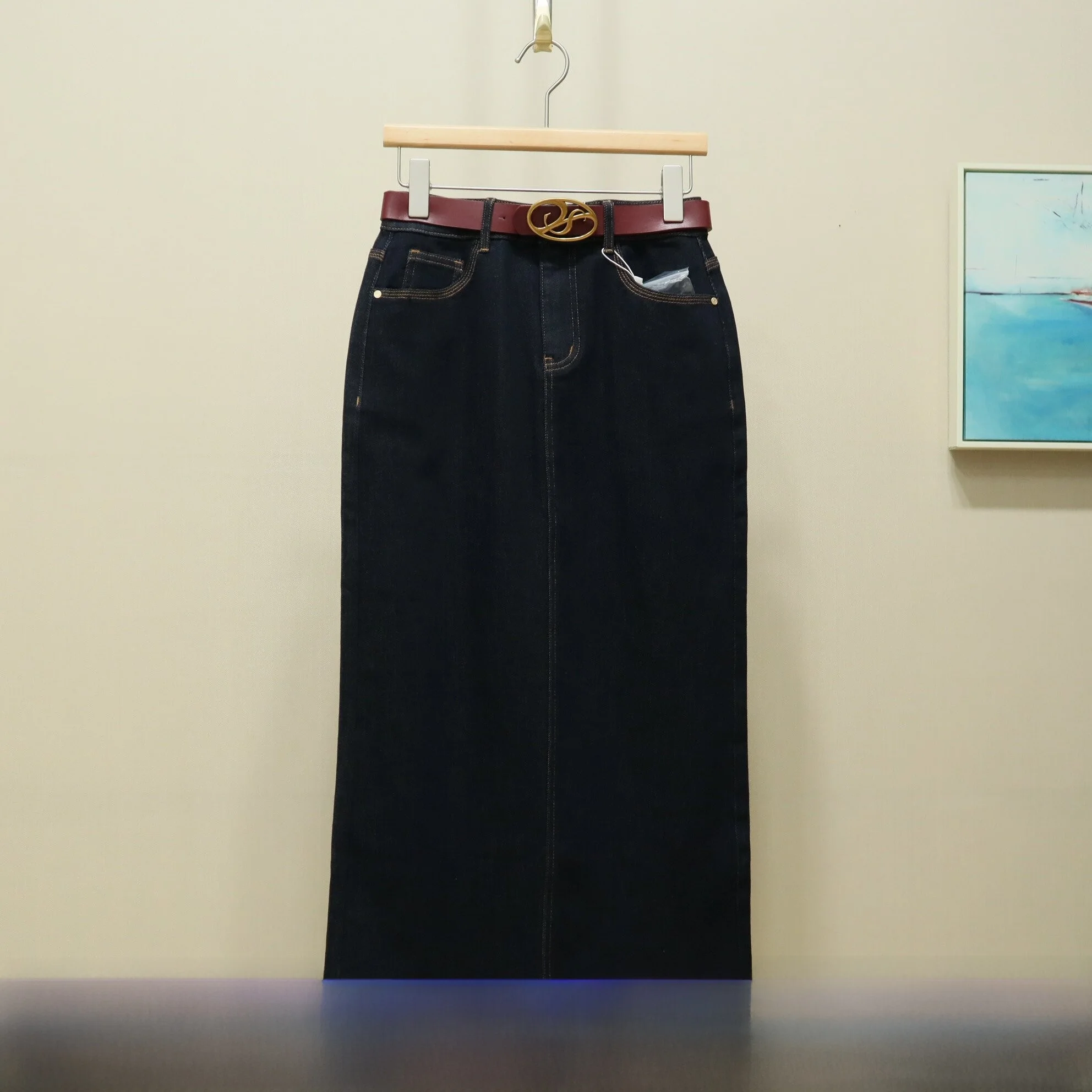 Spring New Sle Women's High Waist Denim Skirt Bodycon Cotton Polyester Blend Elastic Fabric Casual Faion Skirt
Spring New Sle Women's High Waist Denim Skirt Bodycon Cotton Polyester Blend Elastic Fabric Casual Faion Skirt