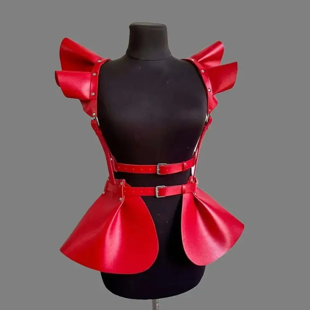 Sexy Cyberpunk Suspender Skirt Retro a-line Leather Corset Belt Personality Ruffle Hem Cosplay Bondage Costume Music Festival
Sexy Cyberpunk Suspender Skirt Retro a-line Leather Corset Belt Personality Ruffle Hem Cosplay Bondage Costume Music Festival