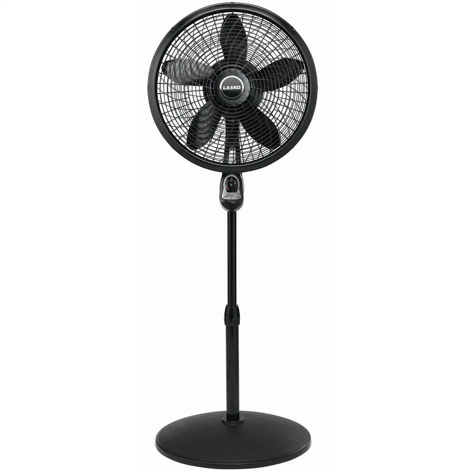 18" 3-Speed Oscillating Cyclone Pedestal Fan with Remote and Timer, 1843, Black Fan
18" 3-Speed Oscillating Cyclone Pedestal Fan with Remote and Timer, 1843, Black Fan