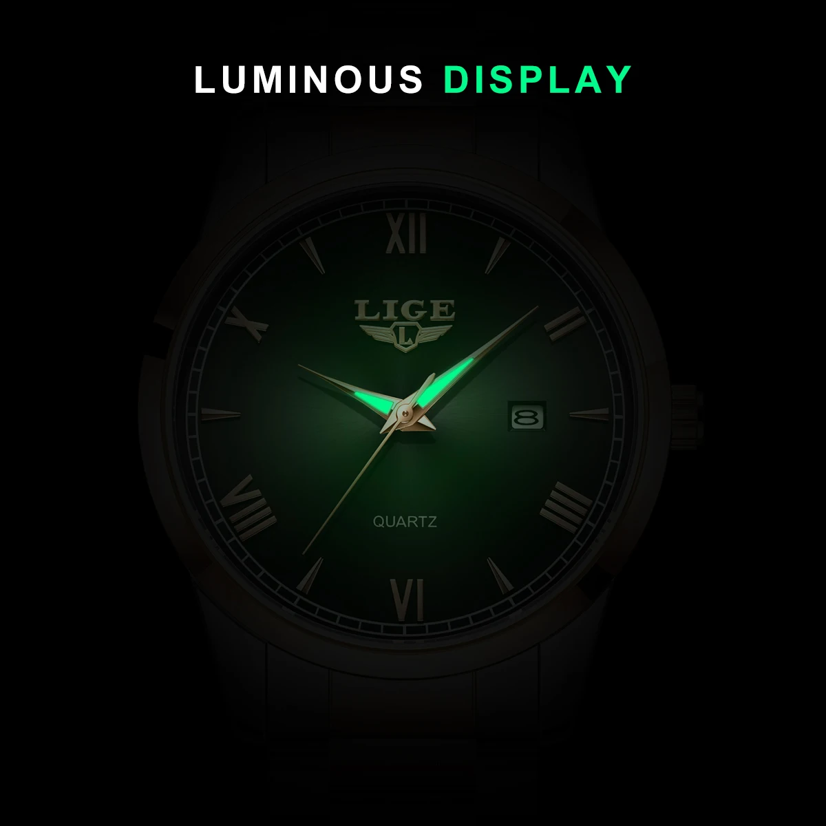 New LIGE Fashion Luxury Quartz Men's Watches Classic Business Date Waterproof Luminous Stainless Steel Quartz Wristwatch For Men
New LIGE Fashion Luxury Quartz Men's Watches Classic Business Date Waterproof Luminous Stainless Steel Quartz Wristwatch For Men