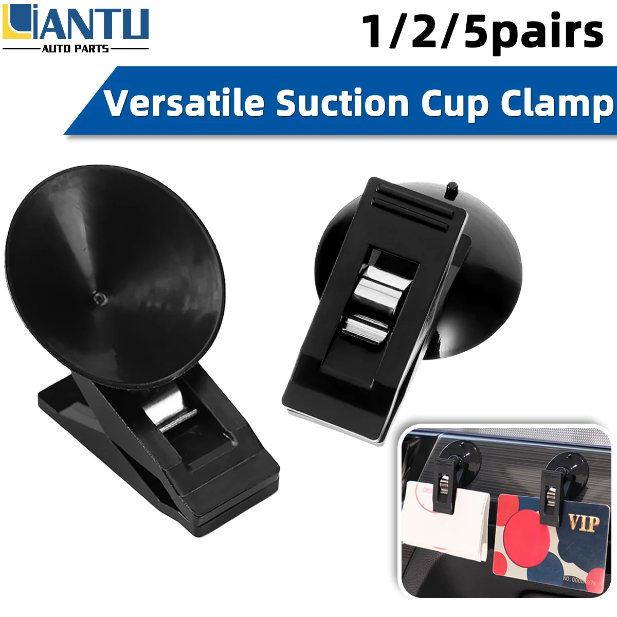 1/2/5Pairs Versatile Suction Cup Clamp Car Multifunctional Fixed Clip Strong Vacuum Suction Holder Auto Interior Parts
1/2/5Pairs Versatile Suction Cup Clamp Car Multifunctional Fixed Clip Strong Vacuum Suction Holder Auto Interior Parts