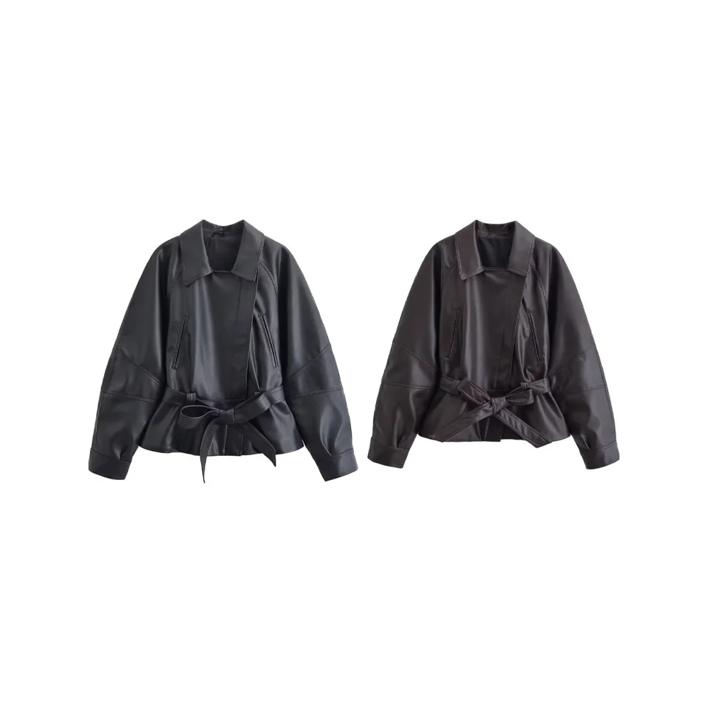 WOMEN 2026 Summer New Fashion With Belt jacket coat Retro Long Sleeve Zipper Pocket Casual Female Outerwear Chic Overshirt
WOMEN 2026 Summer New Fashion With Belt jacket coat Retro Long Sleeve Zipper Pocket Casual Female Outerwear Chic Overshirt