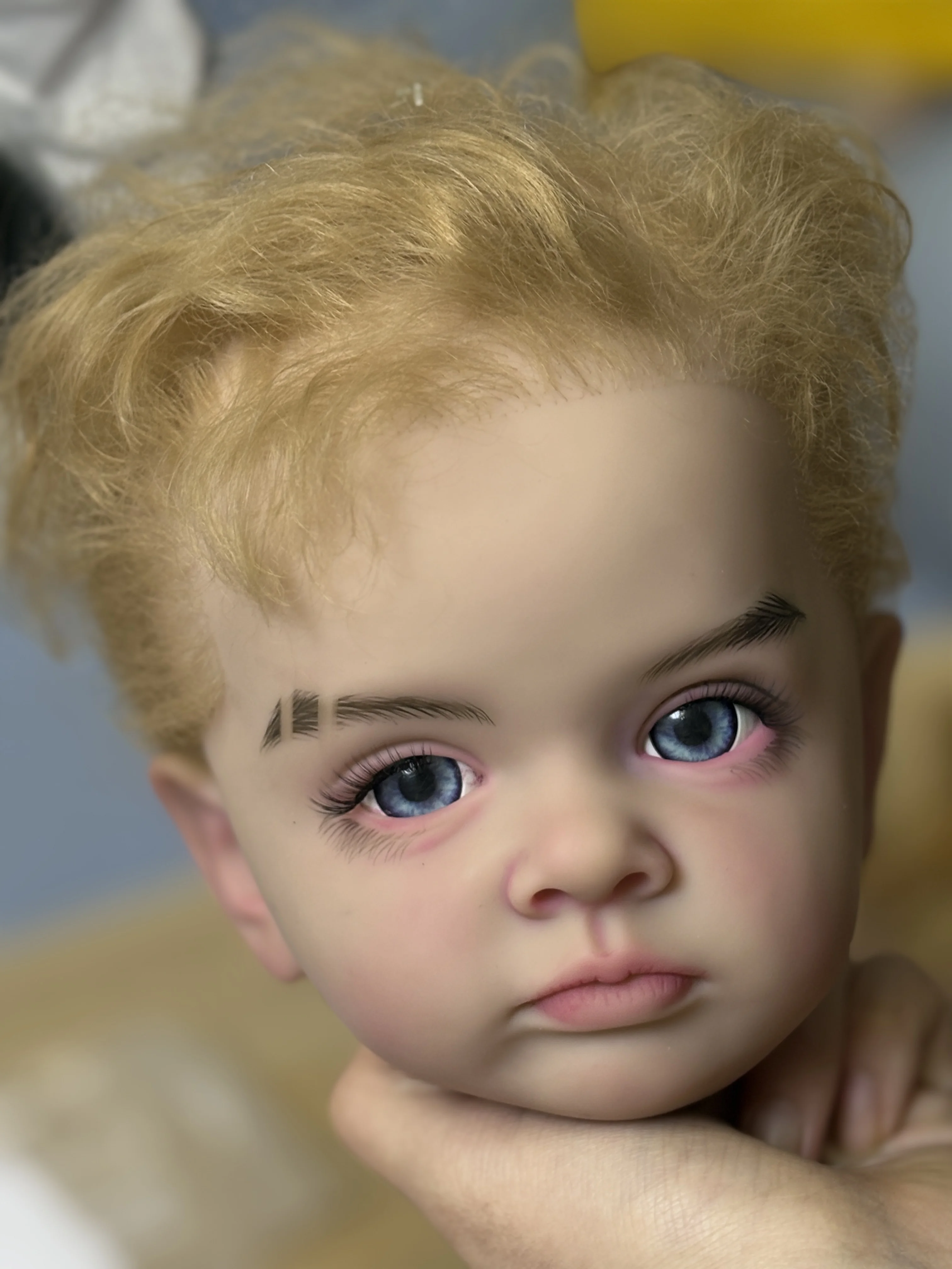 FBBD Customized Limited Supply 23inch Reborn Baby Tutti With Hand-Rooted Hair DIY Part Painted Kit With Cloth Body
FBBD Customized Limited Supply 23inch Reborn Baby Tutti With Hand-Rooted Hair DIY Part Painted Kit With Cloth Body