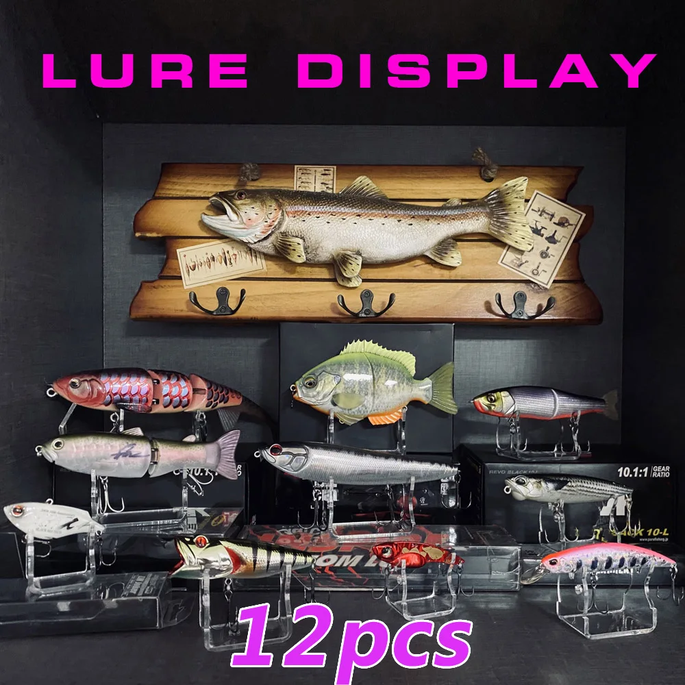 Lure Fishing Acrylic Display Stand Hard Bait Minnow Jigging Shelf Support Storage Decoration Rack Holder
Lure Fishing Acrylic Display Stand Hard Bait Minnow Jigging Shelf Support Storage Decoration Rack Holder