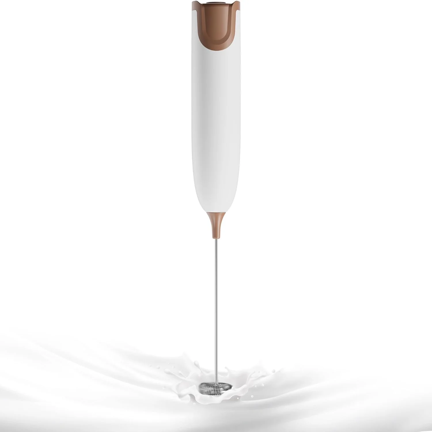 Handheld Milk Frother, Battery Operated Froth Maker, Mini Blender & Blender Coffee Milk Frother Perfect for Bulletproof Coffee
Handheld Milk Frother, Battery Operated Froth Maker, Mini Blender & Blender Coffee Milk Frother Perfect for Bulletproof Coffee