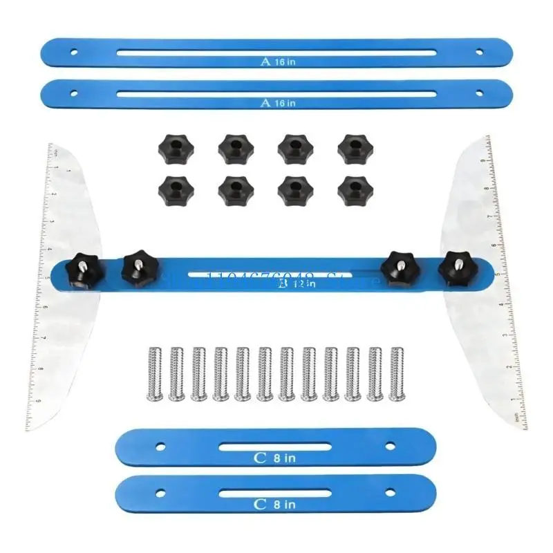 652F Multifunction Stair Template Tool Adjustable 11 to 60in Stair Gauge
652F Multifunction Stair Template Tool Adjustable 11 to 60in Stair Gauge