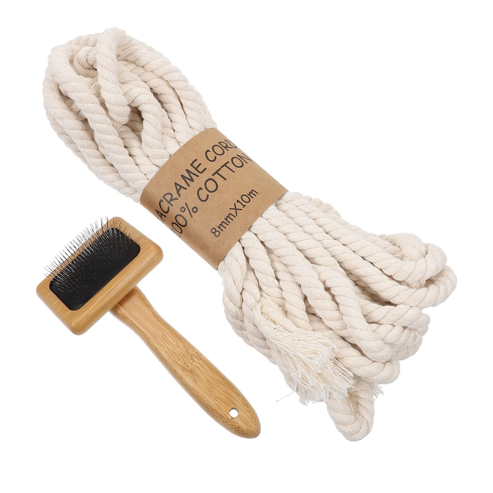 Premium Natural Cotton Macrame Cord for DIY Wall Tapestry Hanging Crafts Tapestry Woven Rope Handmade Decorative Rope
Premium Natural Cotton Macrame Cord for DIY Wall Tapestry Hanging Crafts Tapestry Woven Rope Handmade Decorative Rope