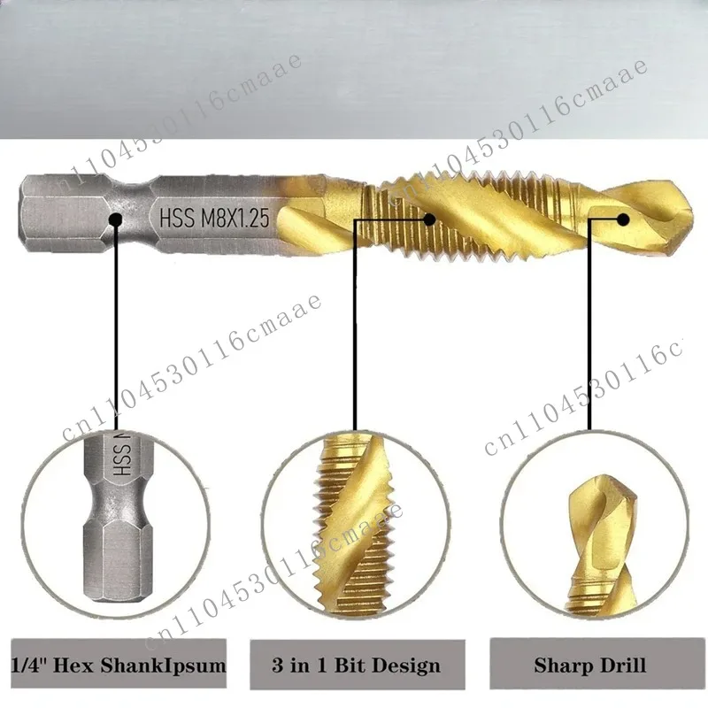 NEW A21I-Drill Tap Set With Quick-Change Adapter Of 13Pcs, 6 SAE Sizes, 6 Metric Sizes, Combination Drill And Tap Set
NEW A21I-Drill Tap Set With Quick-Change Adapter Of 13Pcs, 6 SAE Sizes, 6 Metric Sizes, Combination Drill And Tap Set