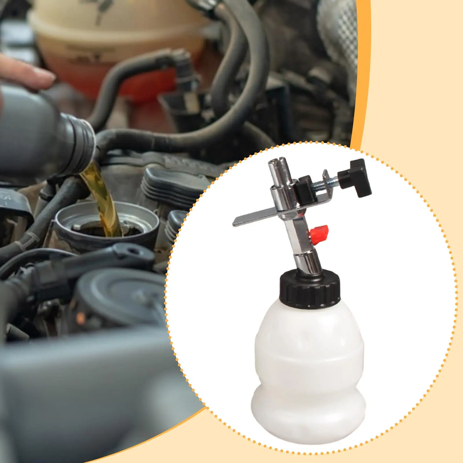 Brake Fluid Changing Pot Brake Oil Change Bottle Efficient Sturdy Convenient
Brake Fluid Changing Pot Brake Oil Change Bottle Efficient Sturdy Convenient