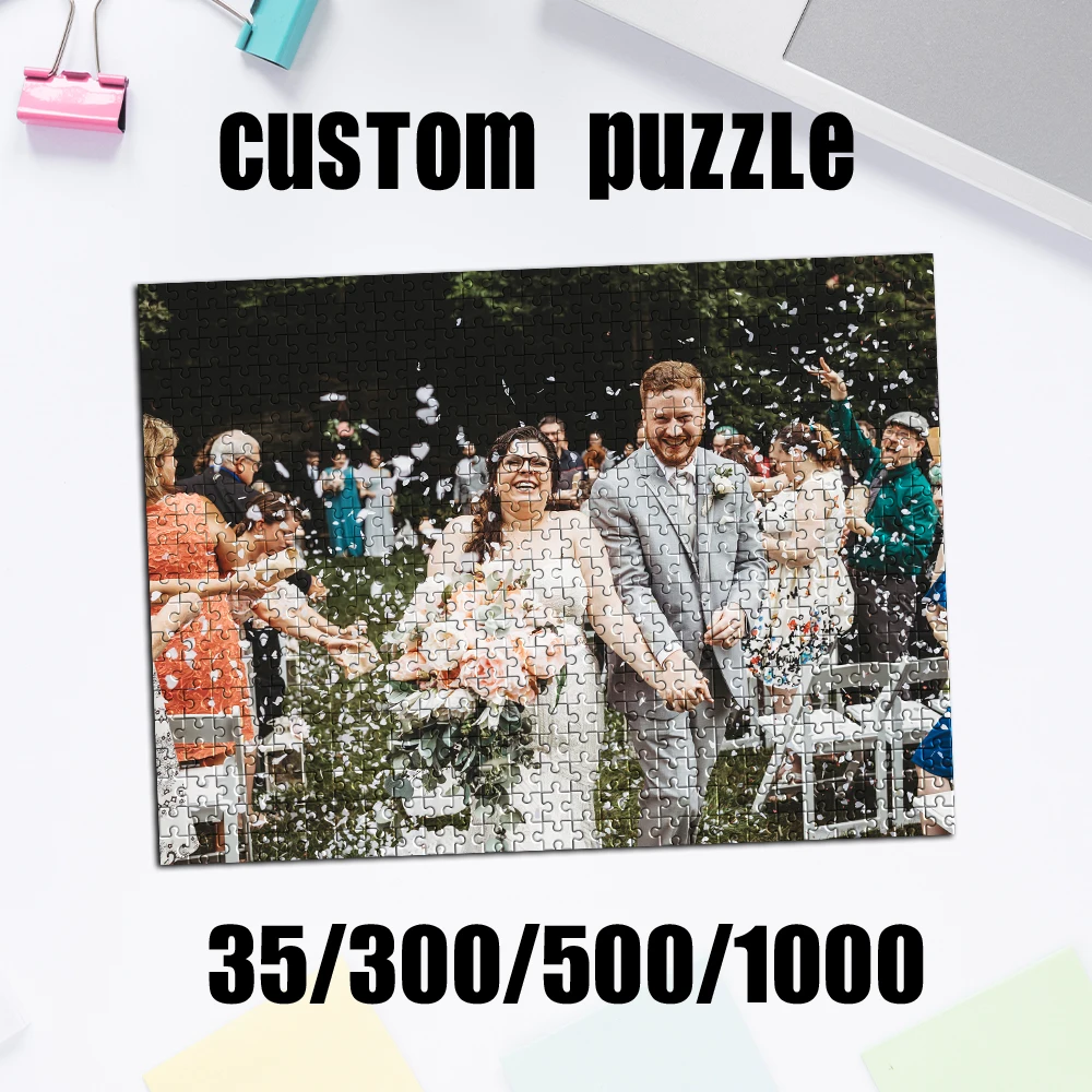 35/300/500/1000pcs Personalized Custom Photo Puzzle Gift For Holiday Party, Wedding, Birthday, Valentine's Day, Mother's Day
35/300/500/1000pcs Personalized Custom Photo Puzzle Gift For Holiday Party, Wedding, Birthday, Valentine's Day, Mother's Day