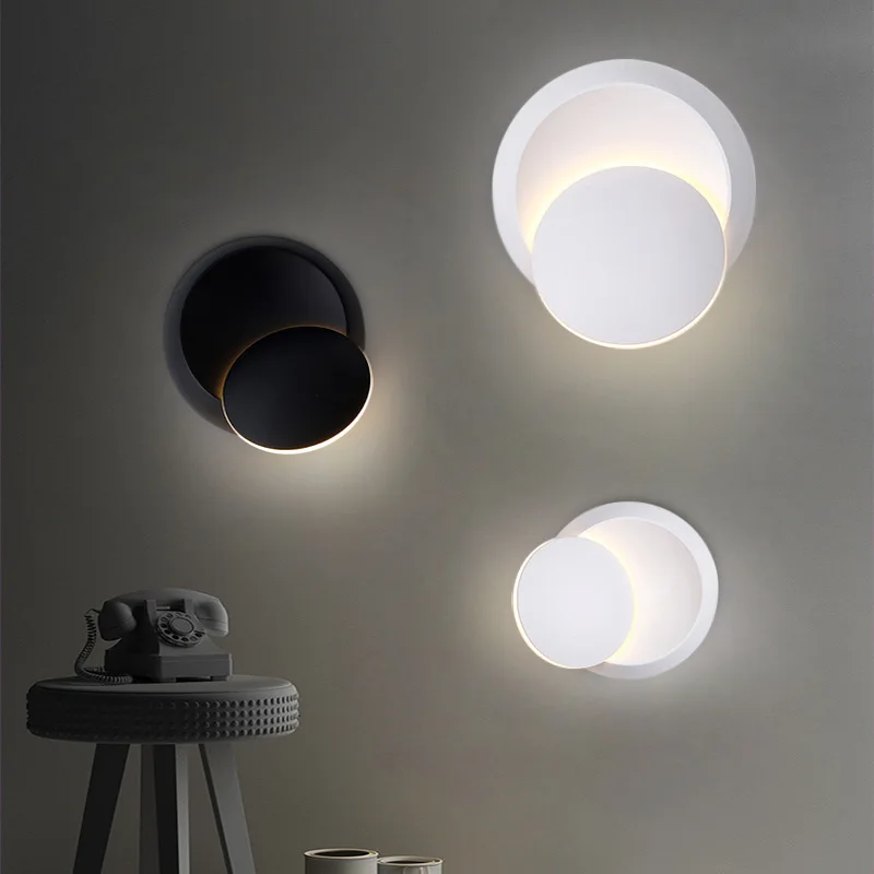 Simple Nordic Creative Rotating Minimalist LED Indoor Wall Lamp Living Room Background Wall Corridor Stairs Bedroom Bedside Lamp
Simple Nordic Creative Rotating Minimalist LED Indoor Wall Lamp Living Room Background Wall Corridor Stairs Bedroom Bedside Lamp