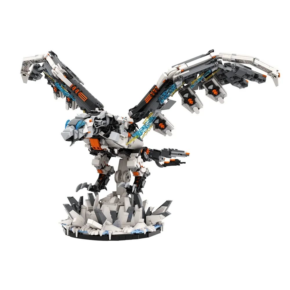 MOC Horizons West Storm Bird Динозавр Строительные блоки Zero Dawned Механические трубогиб Монстр Кирпичи DIY Игрушка Подарок на день рождения
MOC Horizons West Storm Bird Динозавр Строительные блоки Zero Dawned Механические трубогиб Монстр Кирпичи DIY Игрушка Подарок на день рождения