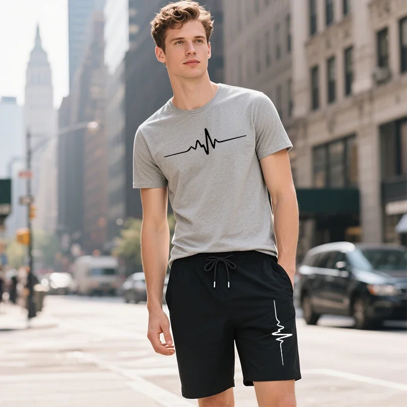 Летний мужской повседневный костюм 2026 года: модные футболки из чистого хлопка с принтом и спортивные шорты-бриджи (комплект)
Летний мужской повседневный костюм 2026 года: модные футболки из чистого хлопка с принтом и спортивные шорты-бриджи (комплект)