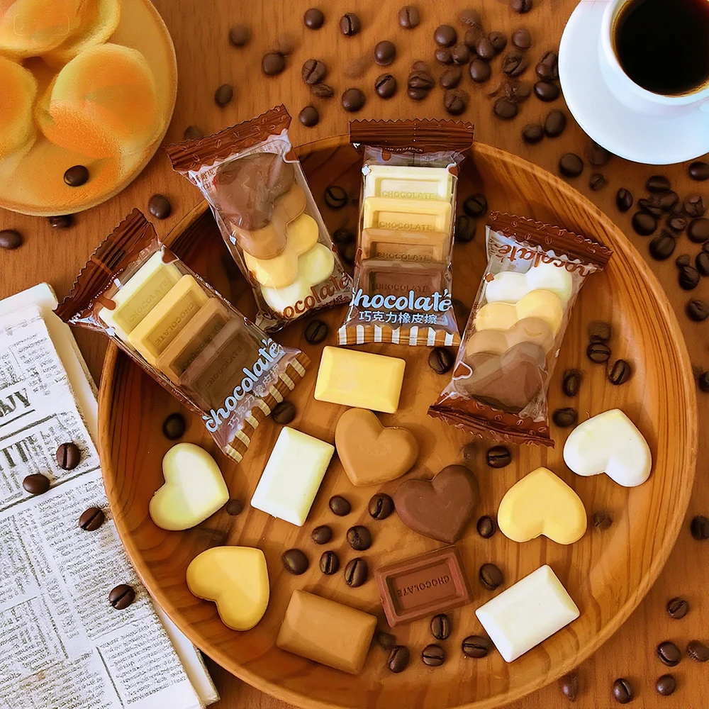 Aesthetic stationery back to school supplies Kawaii Stationery items Chocolate Erasers rubber school stationery accessories
Aesthetic stationery back to school supplies Kawaii Stationery items Chocolate Erasers rubber school stationery accessories