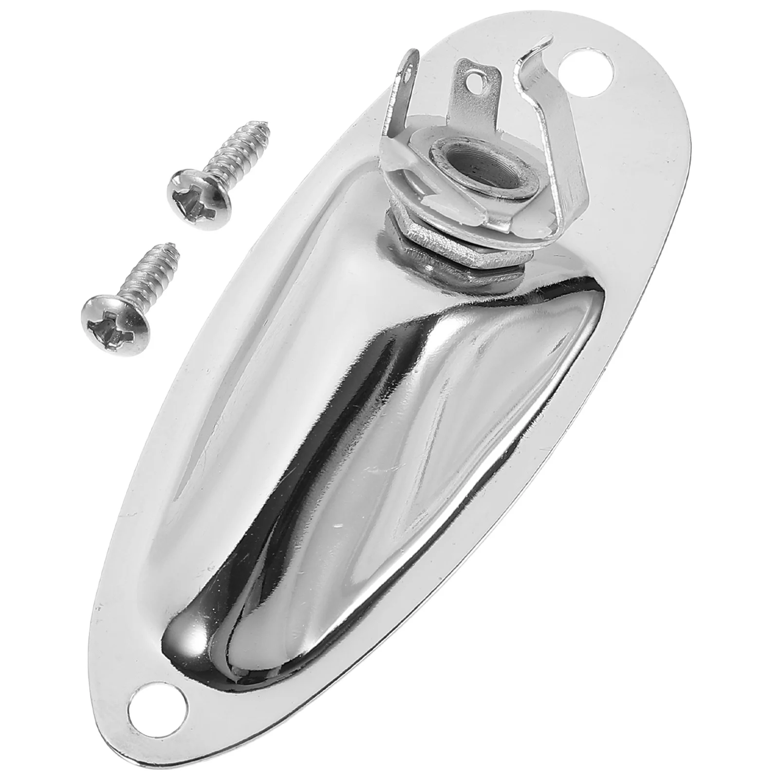 Professional Guitar Input Jack Durable Metal Jack Plate Easy to Replace Guitar Parts with Screws No Sound Color Damage
Professional Guitar Input Jack Durable Metal Jack Plate Easy to Replace Guitar Parts with Screws No Sound Color Damage