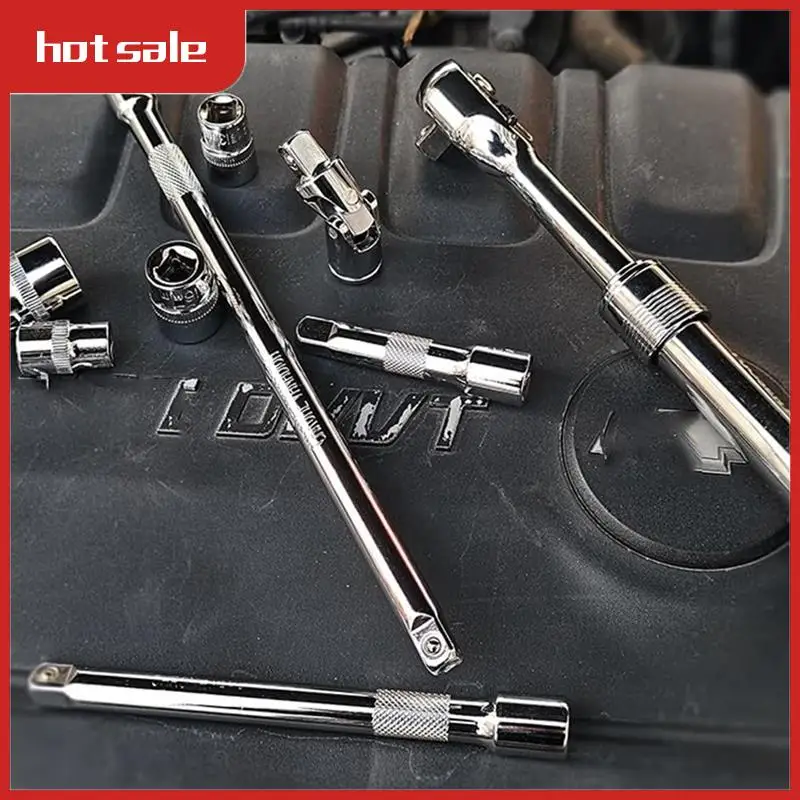 4 Piece 3/8 Inch Drive Extension Bar Set Wrench Extender Set 3, 6, And 10 Inch Extensions
4 Piece 3/8 Inch Drive Extension Bar Set Wrench Extender Set 3, 6, And 10 Inch Extensions
