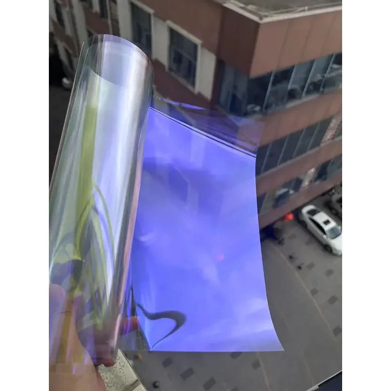 152x80/90/100cm Purple Discolored glass film Chameleon Car Tinting Decorative Window Adhesive Solar Film
152x80/90/100cm Purple Discolored glass film Chameleon Car Tinting Decorative Window Adhesive Solar Film